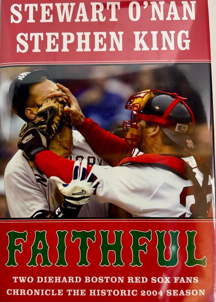 Stephen King Autographed Faithful Red Sox Book - First Edition Signed Copy JSA full letter of authenticity